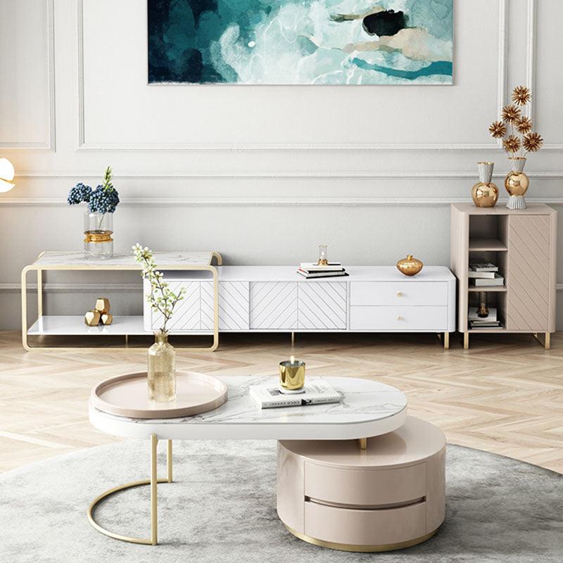 Adelaide TV Stand, White-Weilai Concept-Weilai Concept