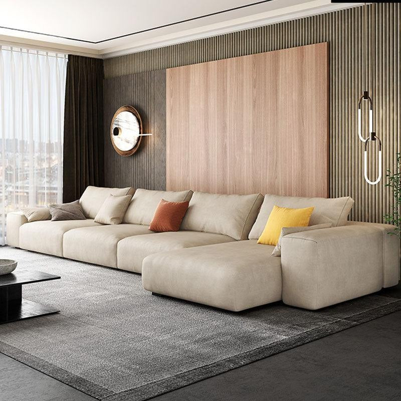 R87 Calvin Two Seater Corner Sofa, Leathaire-Weilai Concept-Weilai Concept