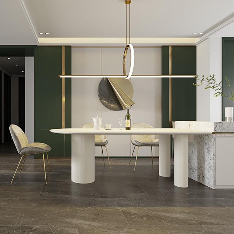 La Plainville Dining Table, White-Weilai Concept-Weilai Concept