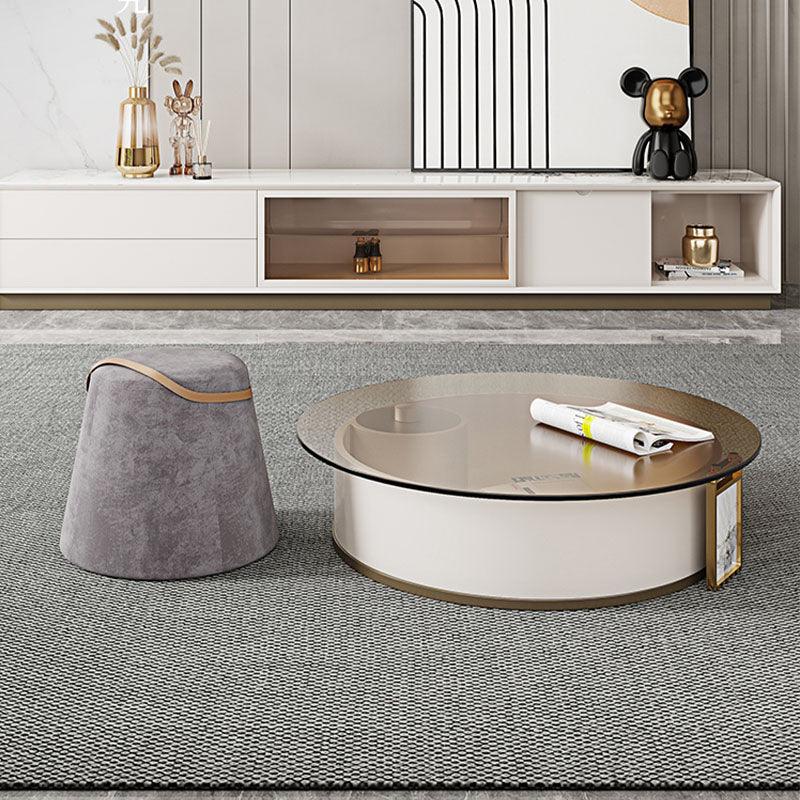 Sogo Round Coffee Table, Rotatable With TV Stand-Weilai Concept-Weilai Concept