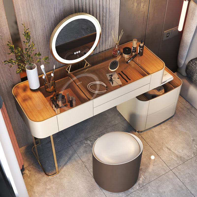 Vida Nevada Dressing Table with Mirror-Weilai Concept-Weilai Concept