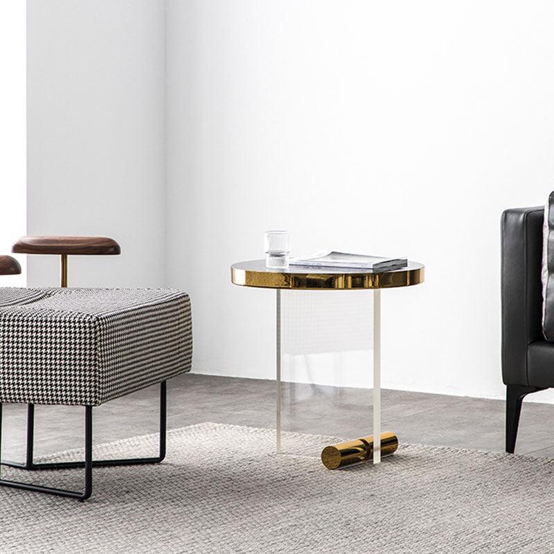 Caldera Round Side Table, Acrylic-Weilai Concept-Weilai Concept