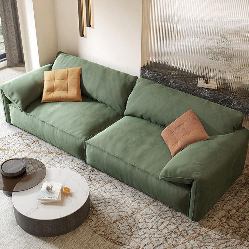 Simon S20 Two Seater Sofa, Velvet-Weilai Concept-Two Seater 210cm ( Comes in 1 pc )-Green-No Ottoman-Weilai Concept