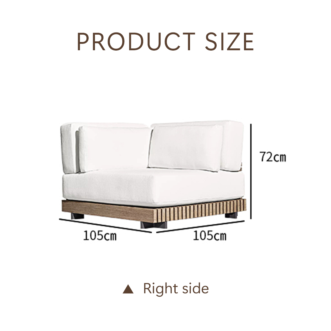 Delisia Tranquil Outdoor Garden Sofa Set-Sofas-Weilai Concept-Weilai Concept