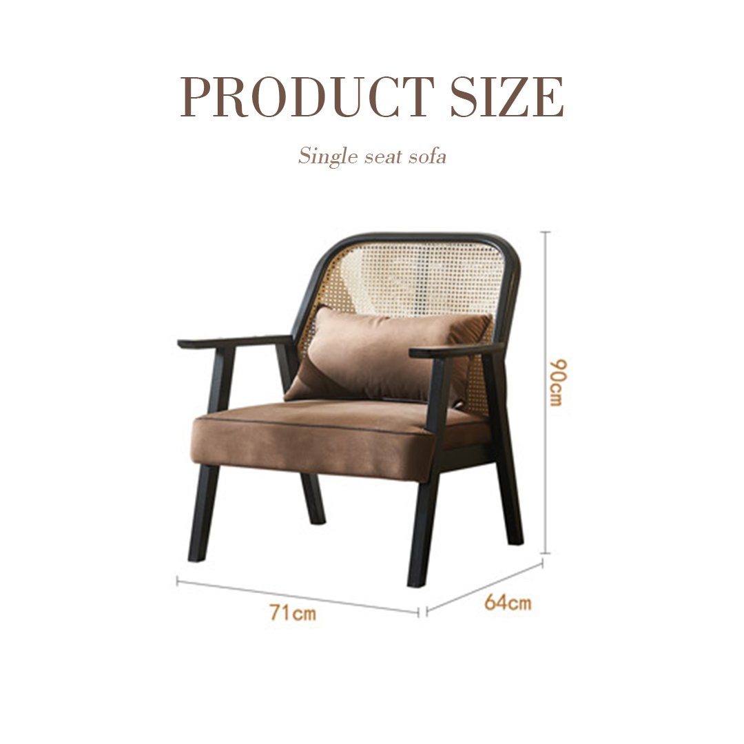 Morris Rattan Two Seater, Three Seater Sofa-Weilai Concept-Weilai Concept
