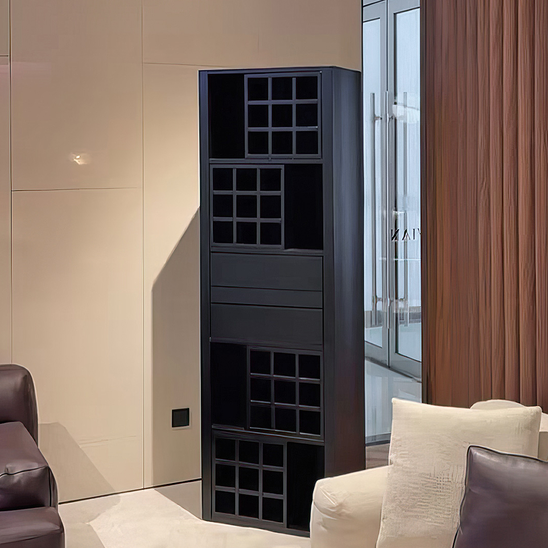Grace Wine Cabinet, Solid Wood-Weilai Concept-Weilai Concept