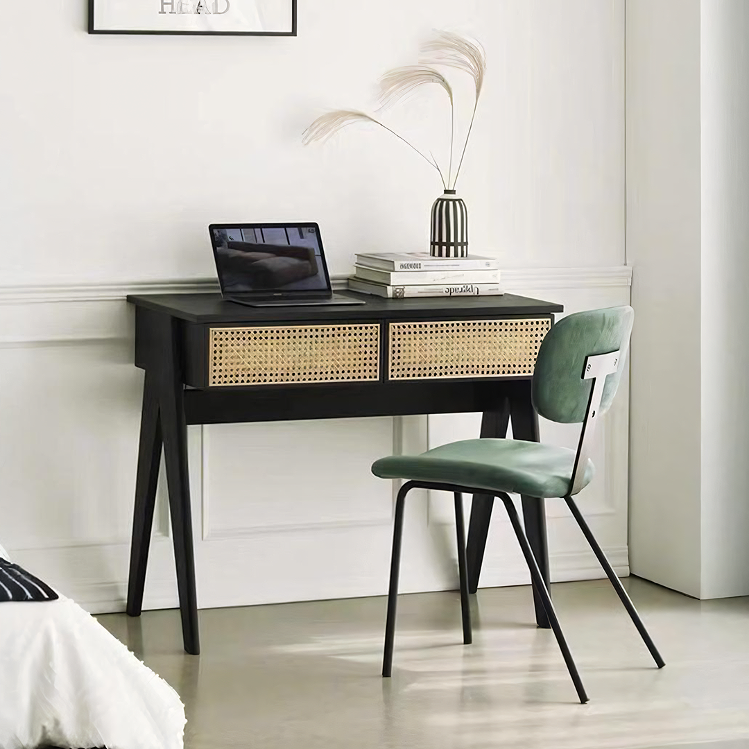 Lambeth Office Desk, Black-Weilai Concept-Weilai Concept