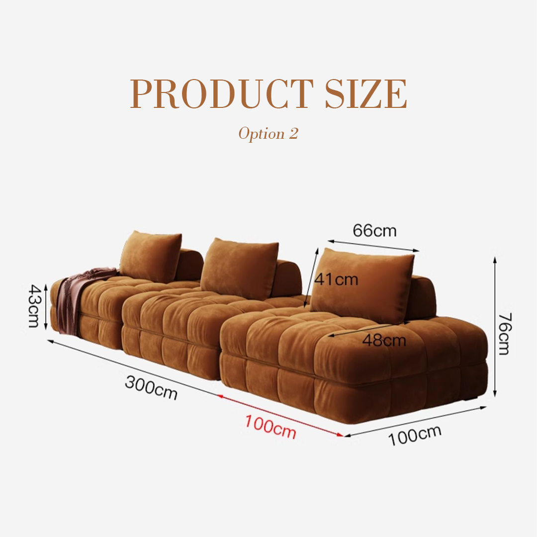 Paloma French Two Seater, Three Seater, Modular Sofa, Velvet-Weilai Concept-Weilai Concept