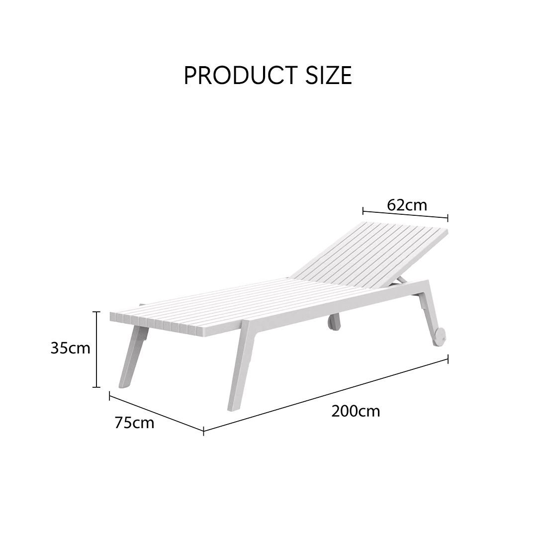 Marlin Sun Lounger, Outdoor Daybed-Weilai Concept-Weilai Concept