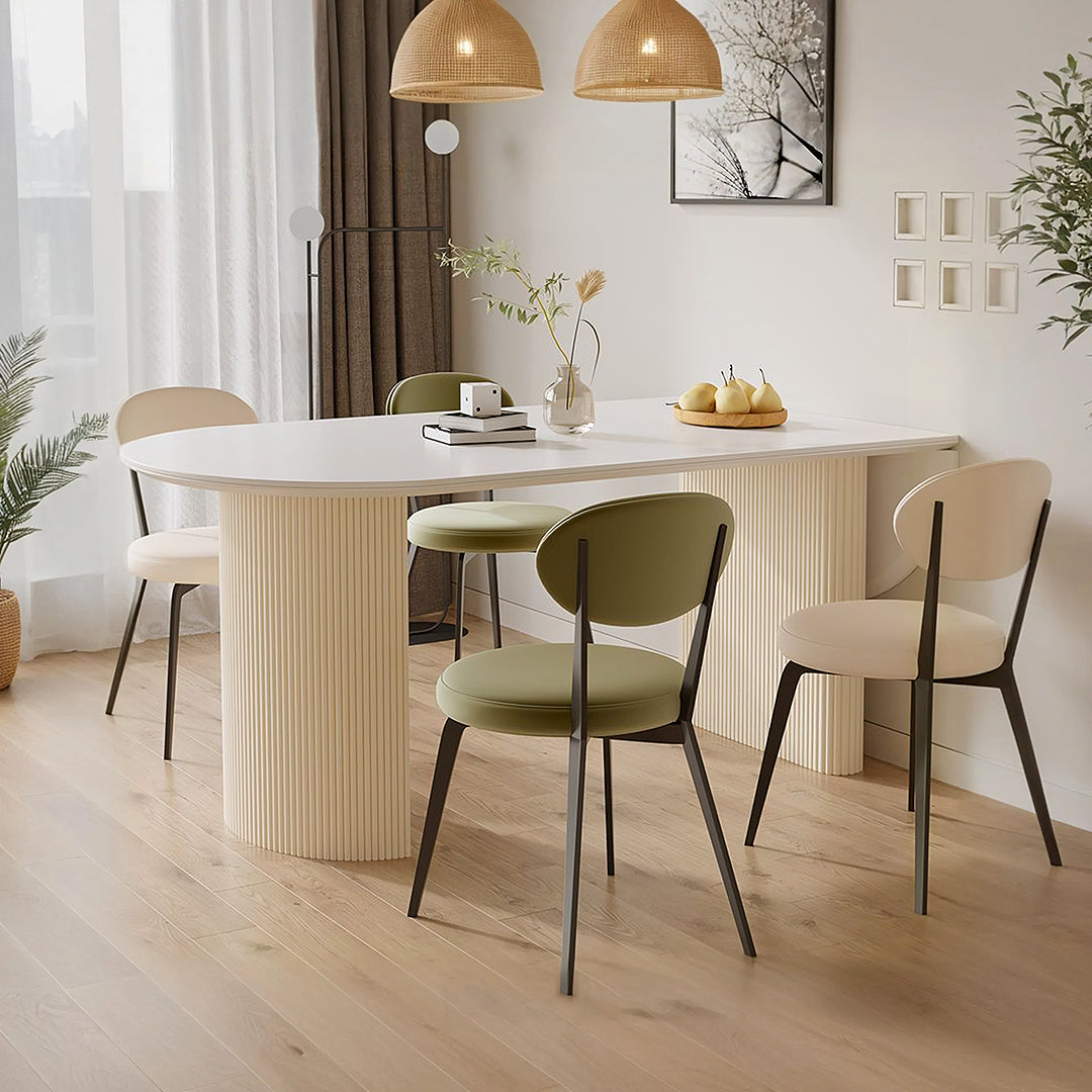 Pacheco Foldable Dining Table, Oval