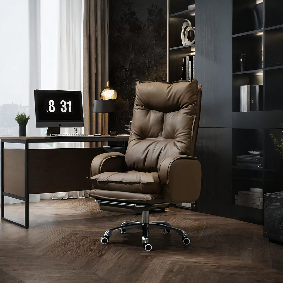 Manaia Recliner Office Chair With Footrest, Swivel-Weilai Concept-Weilai Concept