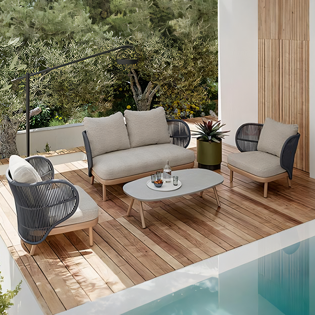 Temescal Armchair, Outdoor Furniture-Weilai Concept-Weilai Concept