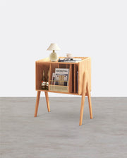 Calvin Side Table with Mini Book Storage