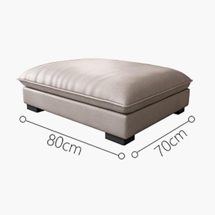 A900 Quinn Two Seater, Three Seater, Three Seater Corner Sofa, Leathaire-Sofas-Weilai Concept-Ottoman ( Can't be sold separately. )-Weilai Concept