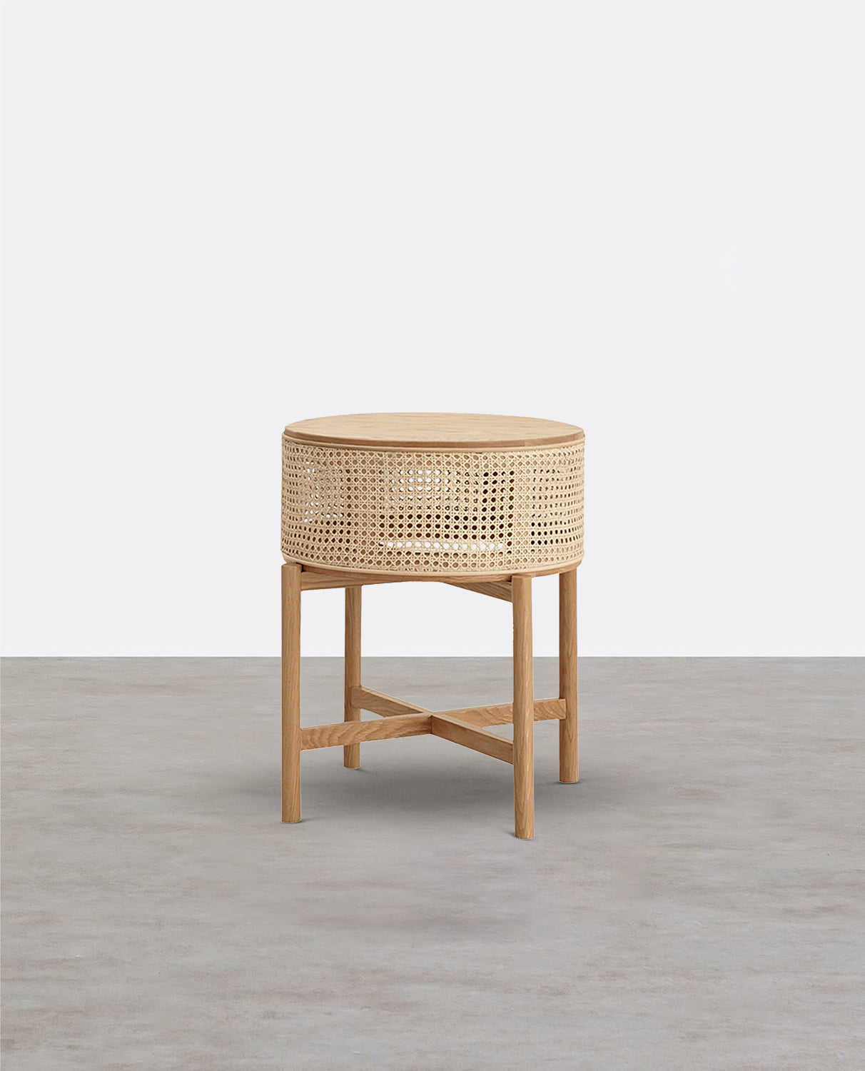 Bowden Rattan Side Table