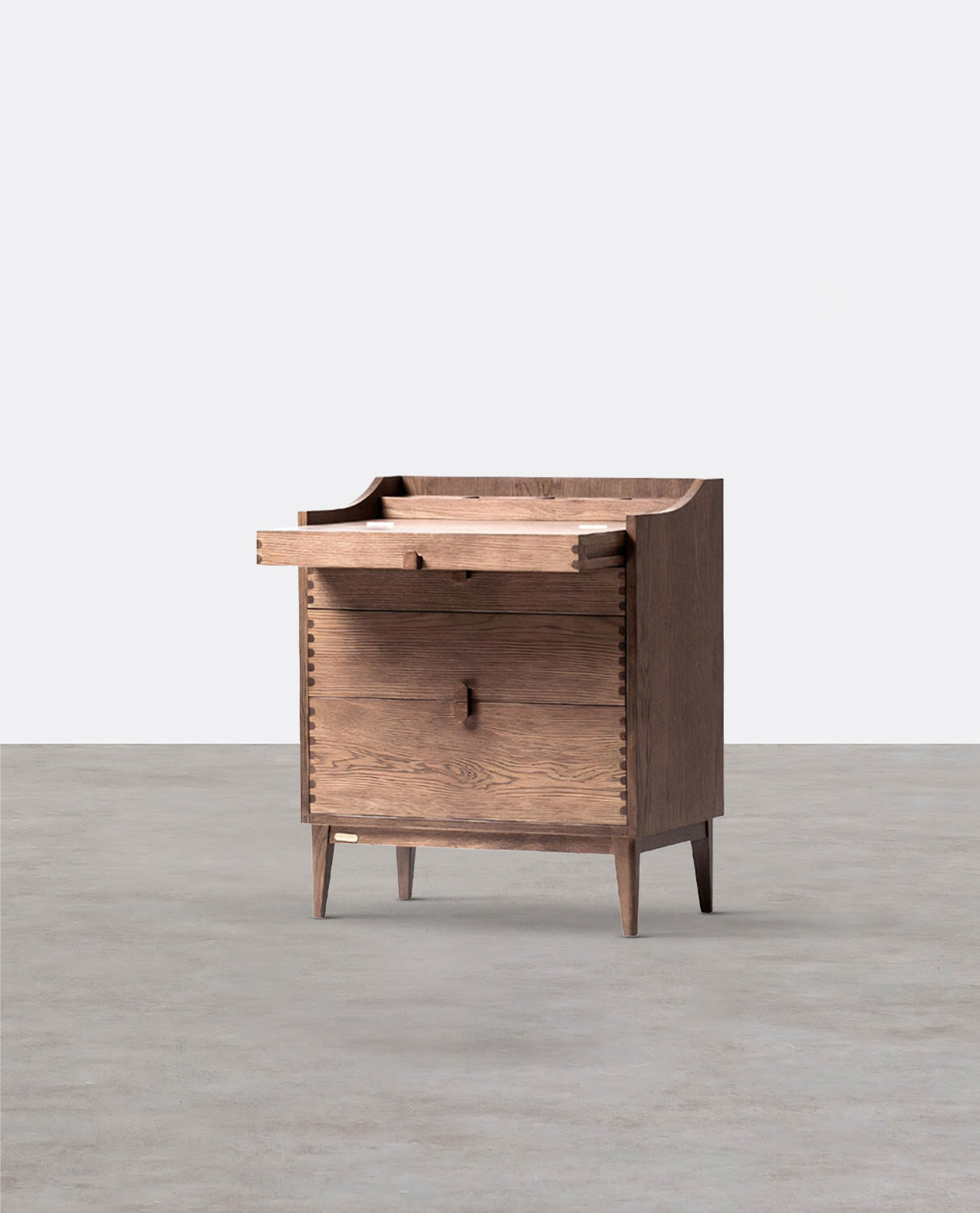 Amethyst Side Table With Extendable Working Space