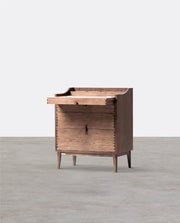 Amethyst Side Table With Extendable Working Space