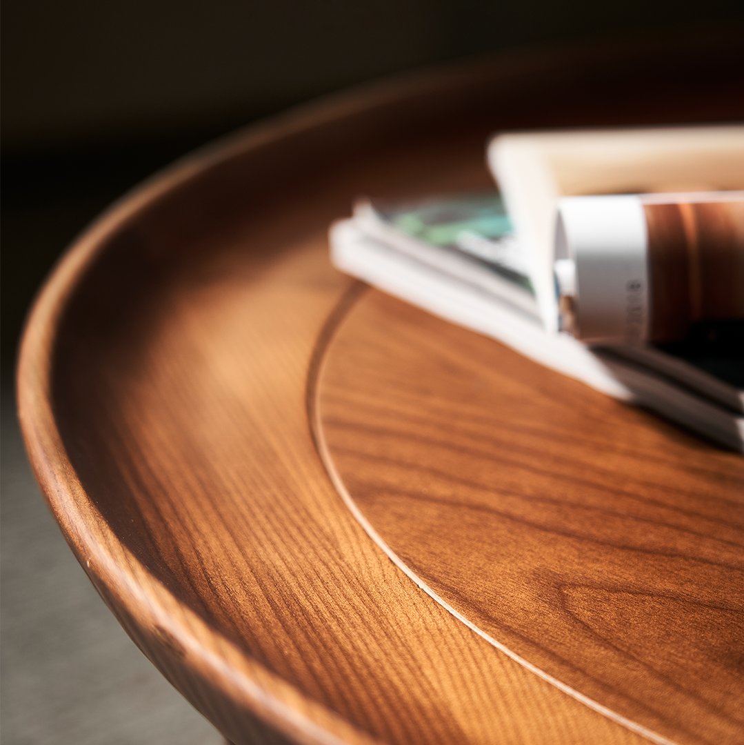 Bakula Wood Coffee Table, Rattan-Weilai Concept-Weilai Concept