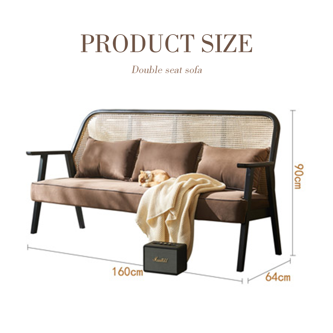 Morris Rattan Two Seater, Three Seater Sofa-Weilai Concept-Weilai Concept