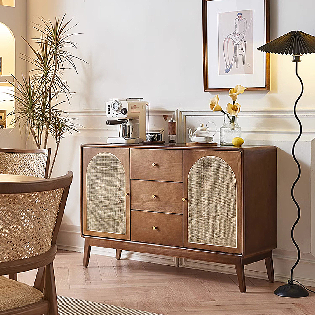 Luxander Vintage Sideboard, Walnut-Weilai Concept-Weilai Concept