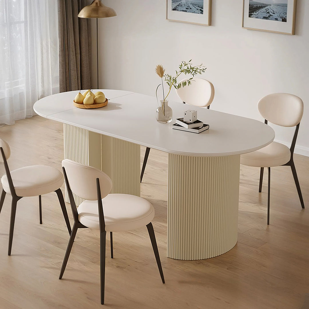 Pacheco Foldable Dining Table, Oval