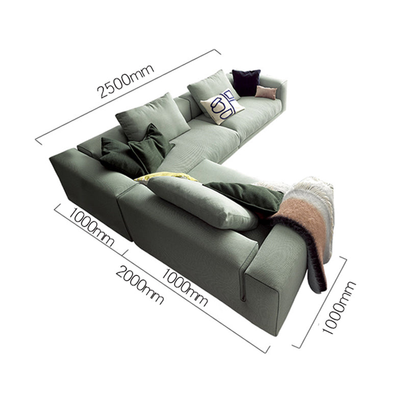 Goswell Two Seater, Three Seater Corner Sofa, Green-Weilai Concept-Green-Three Seater Corner 250cm / 200cm-Weilai Concept