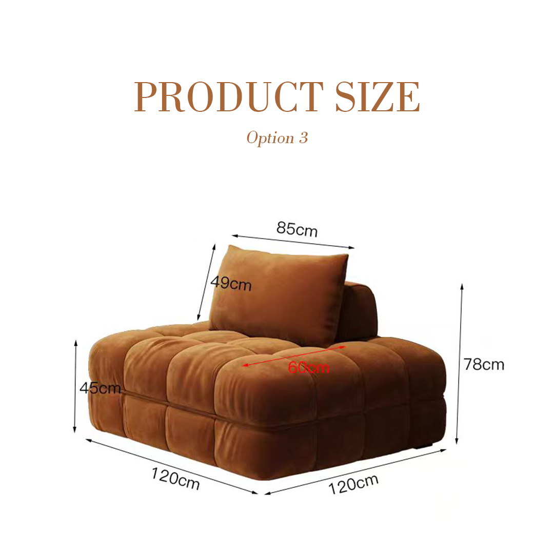 Paloma French Two Seater, Three Seater, Modular Sofa, Velvet-Weilai Concept-Weilai Concept