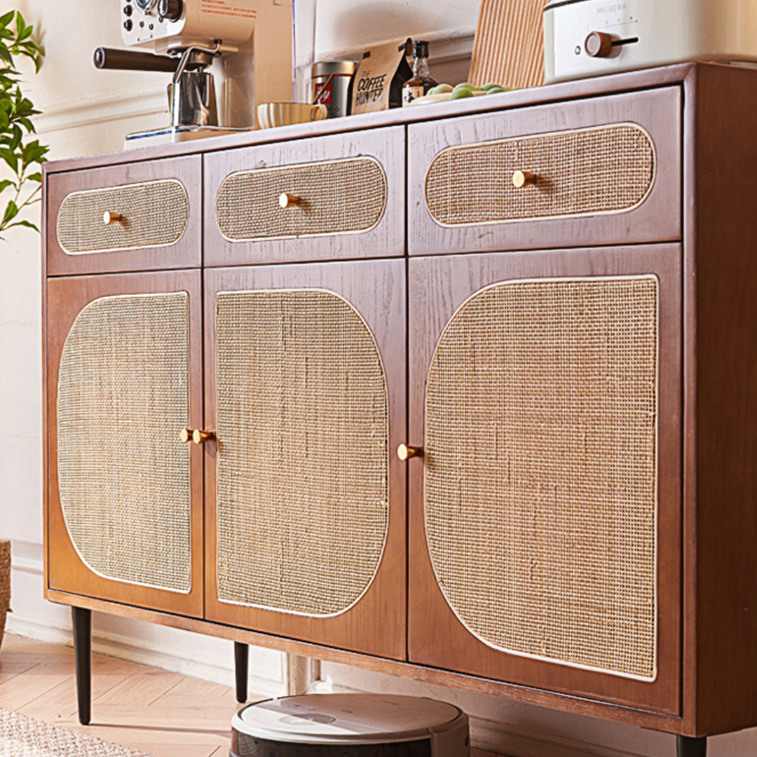 Antonio Long Sideboard, Solid Wood-Weilai Concept-Weilai Concept