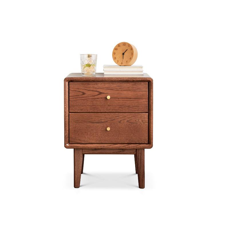 Arde Bedside Table, Wood-Weilai Concept-Dark Oak-Weilai Concept