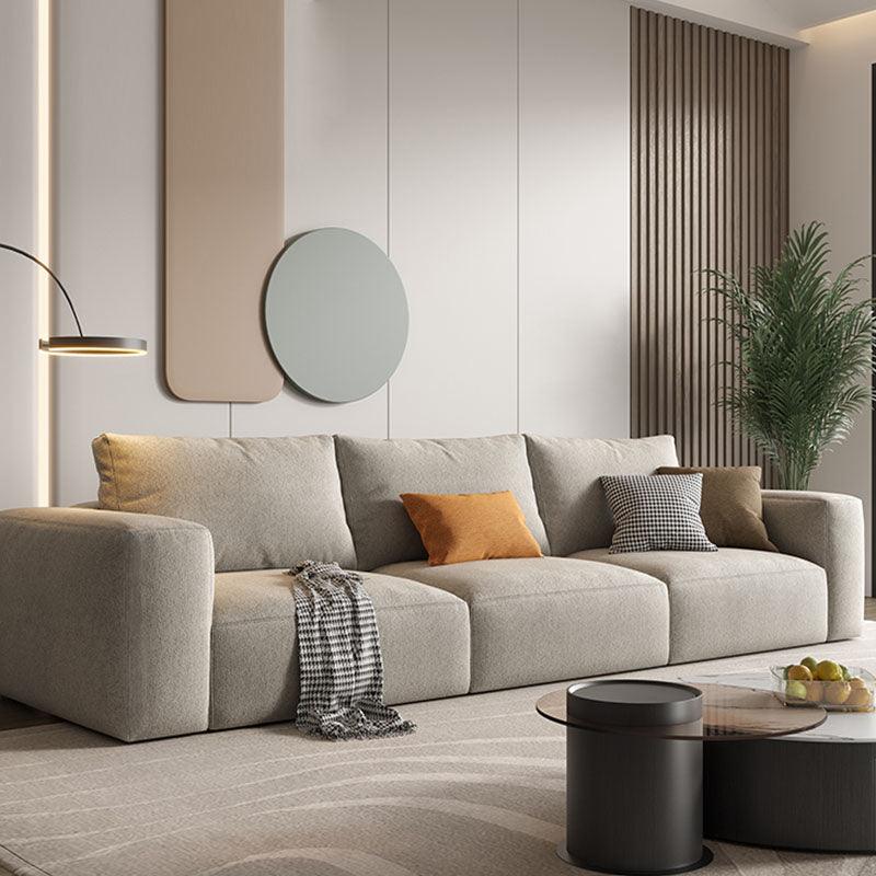 Lionel Three Seater Sofa, Linen-Weilai Concept-Weilai Concept