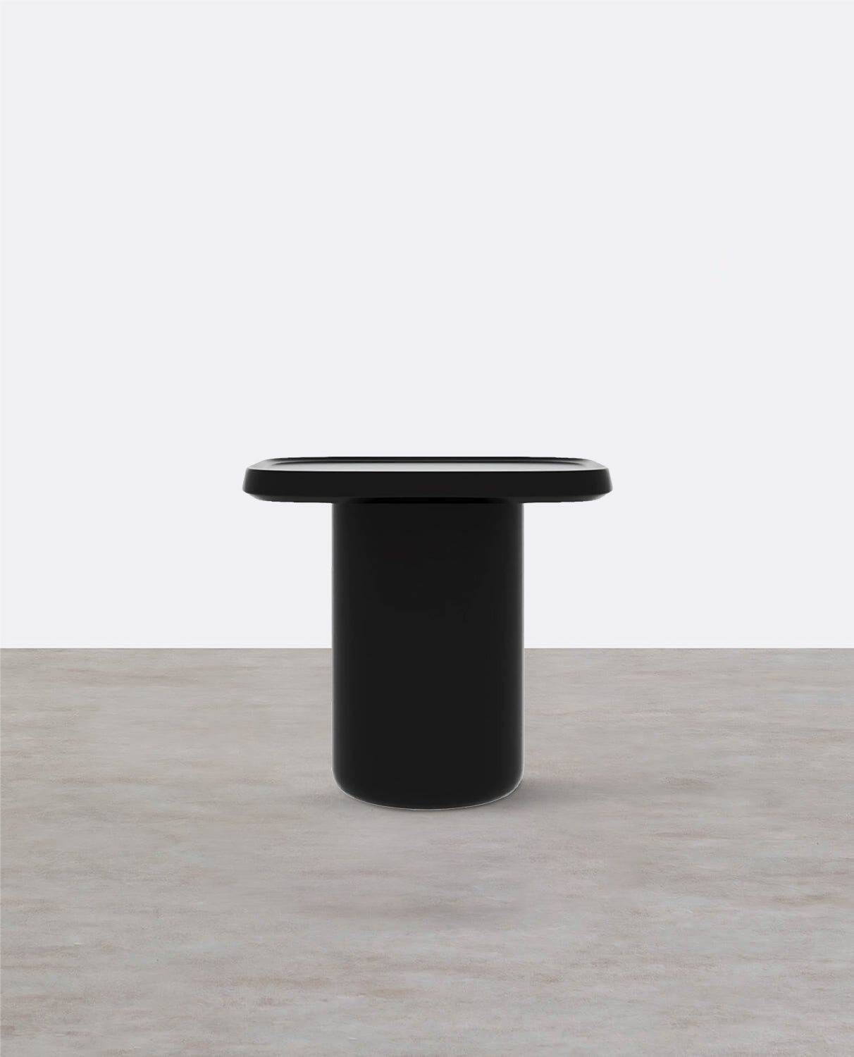 Penn Side Table, Black / Red