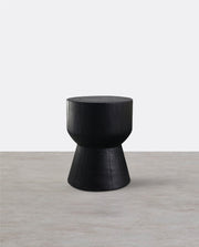 R86 Side Table, Black Oak