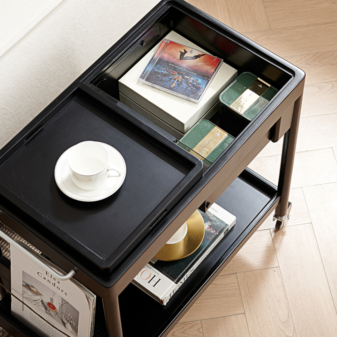 Orion With Magazine Rack Side Table-Weilai Concept-Weilai Concept