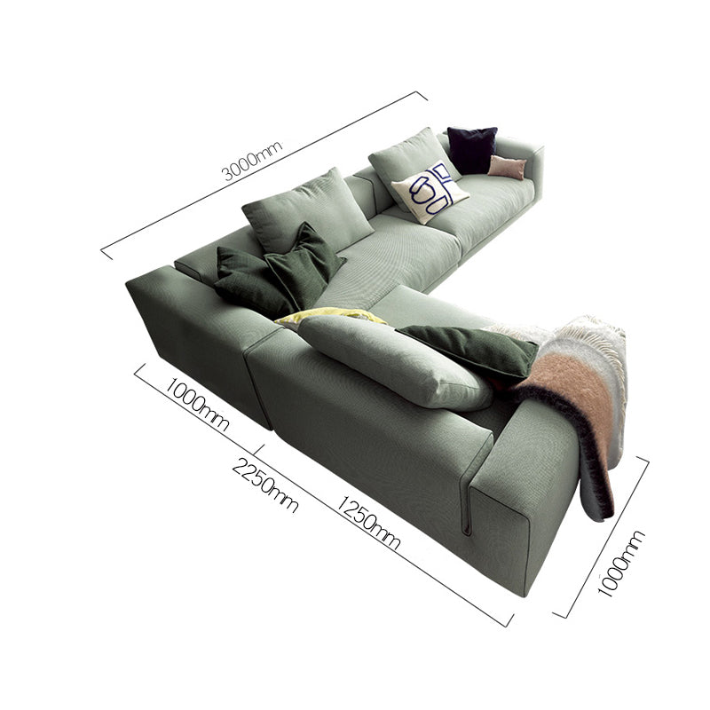 Goswell Two Seater, Three Seater Corner Sofa, Green-Weilai Concept-Green-Three Seater Corner 300cm / 225cm-Weilai Concept