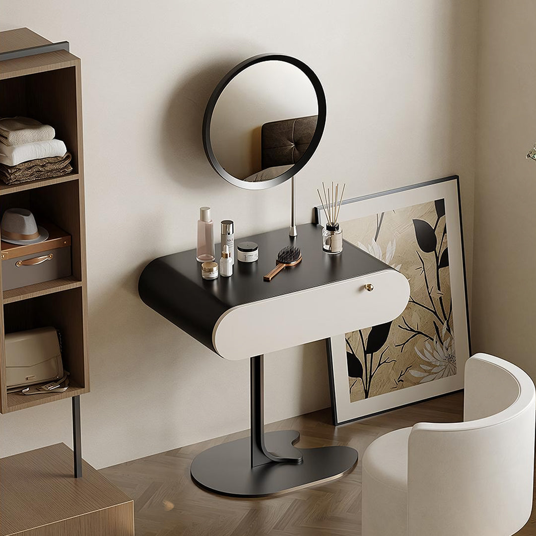 Suzuki Small Dressing Table With Mirror, Slimline Dressing Table-Weilai Concept-Weilai Concept