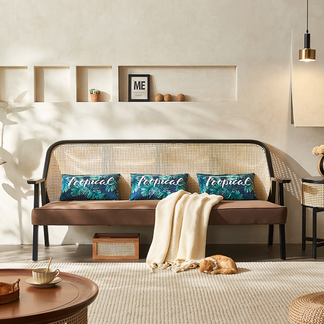 Morris Rattan Two Seater, Three Seater Sofa-Weilai Concept-Weilai Concept