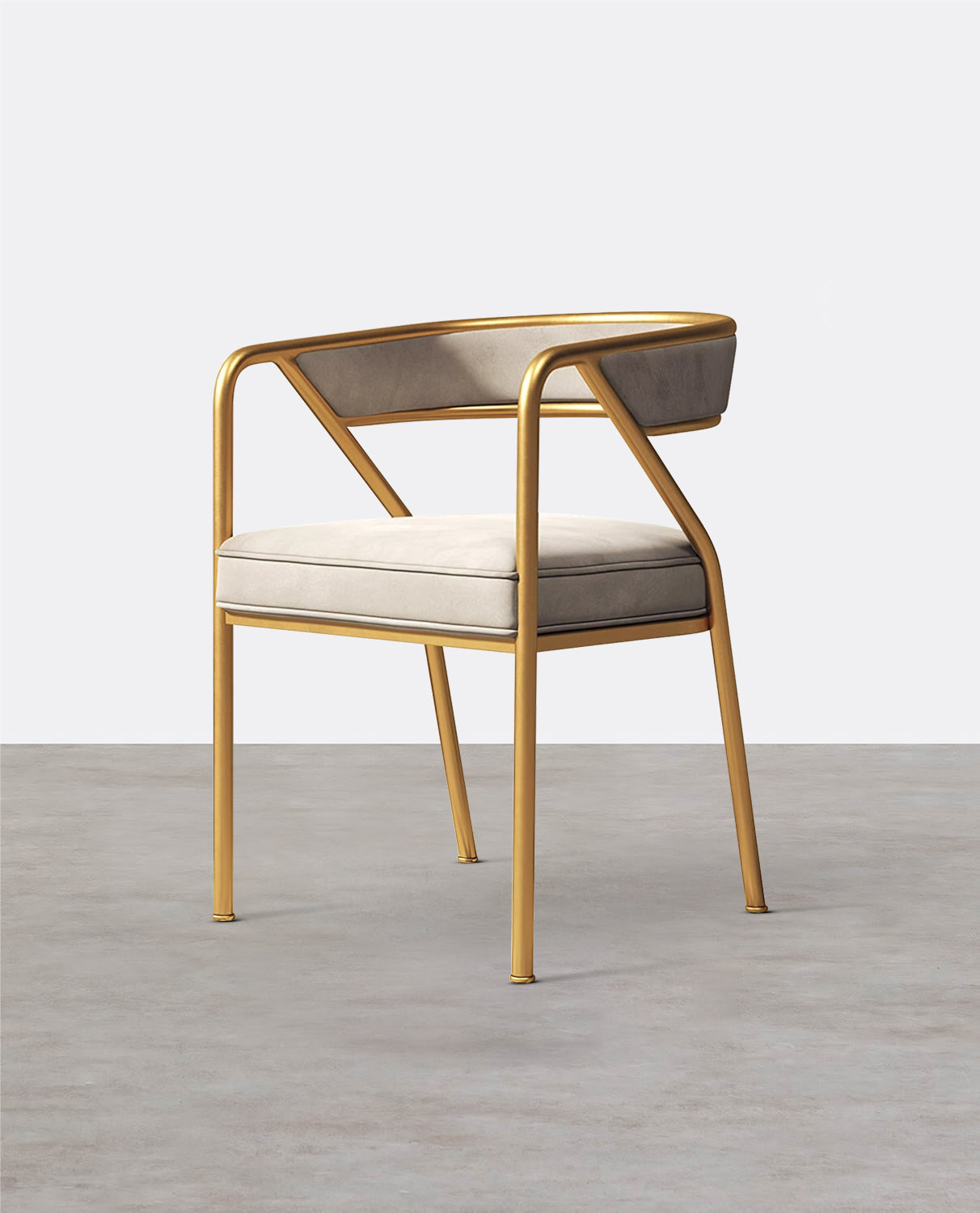 Dwight Dining Chair, Gold Frame