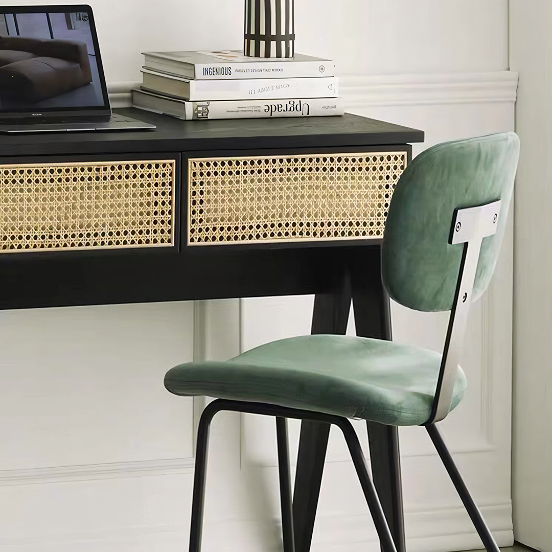 Lambeth Office Desk, Black-Weilai Concept-Weilai Concept