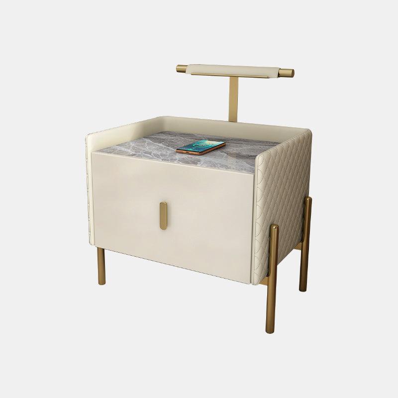 Taro Bedside Table, Cream-Weilai Concept-Weilai Concept