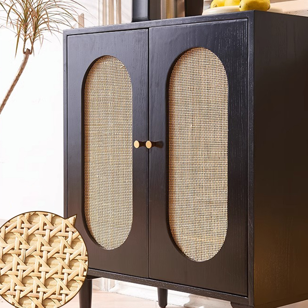 Beatrix Retro Rattan Sideboard-Weilai Concept-Weilai Concept