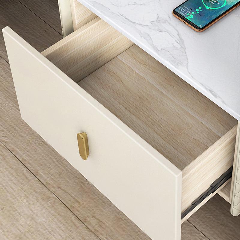 Taro Bedside Table, Cream-Weilai Concept-Weilai Concept