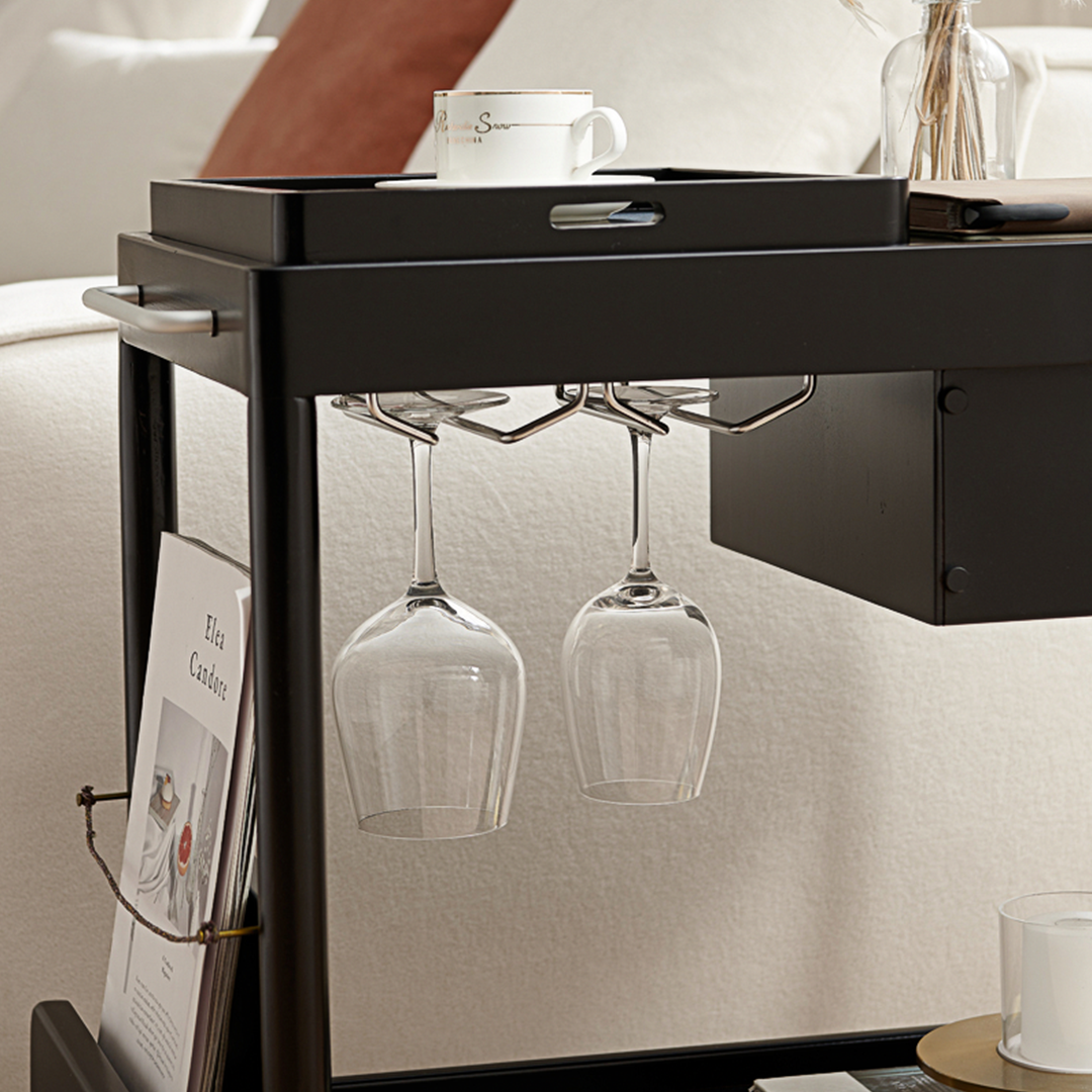 Orion With Magazine Rack Side Table-Weilai Concept-Weilai Concept