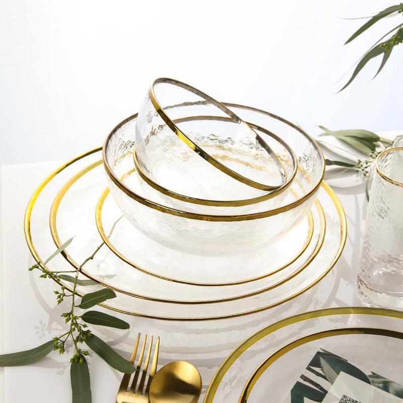 7 Piece Glass Dinner Set, Glassware-Weilai Concept-Weilai Concept