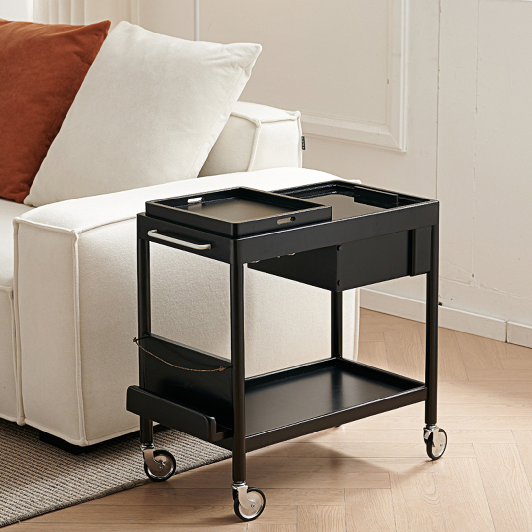 Orion With Magazine Rack Side Table-Weilai Concept-Weilai Concept