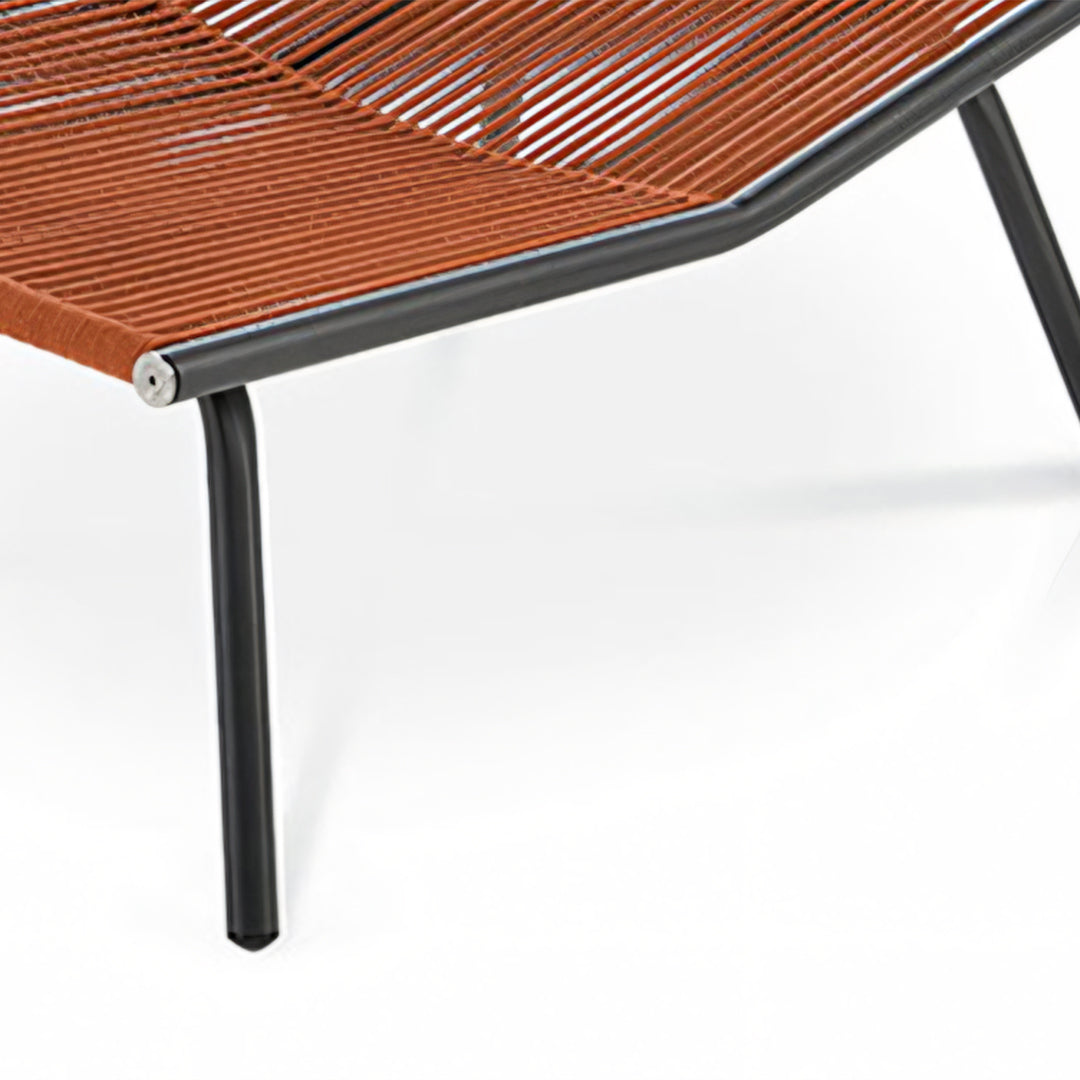 Iqbal Outdoor Lounge Chair With Footstool