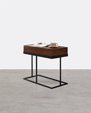 Hay Storage Side Table, Walnut
