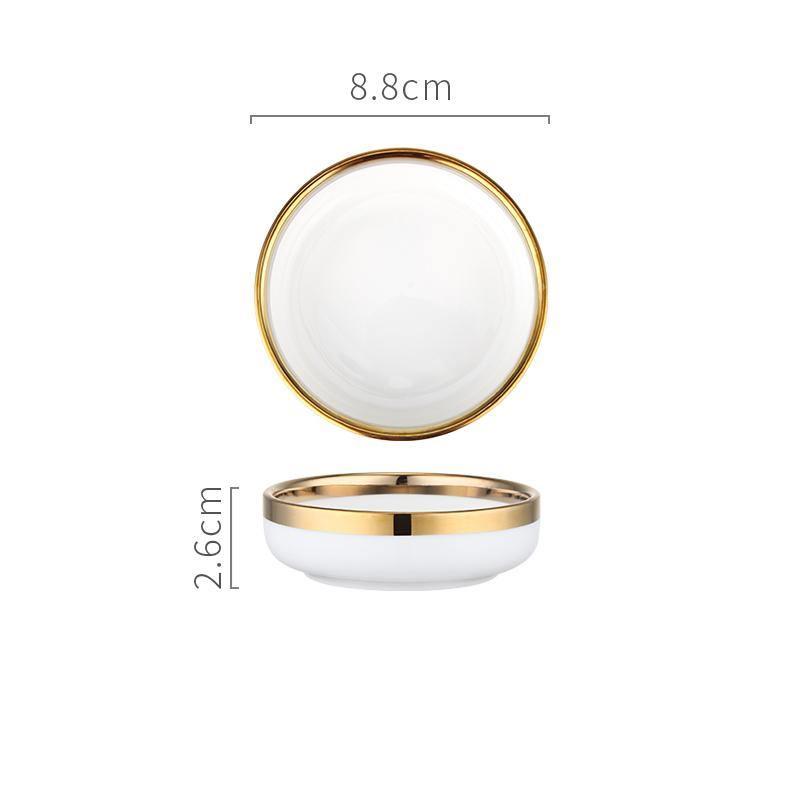 8 Pieces Dinner Set, Pink Or White-Weilai Concept-Weilai Concept