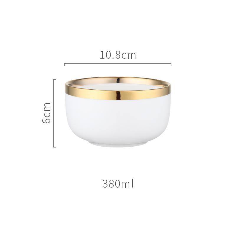 8 Pieces Dinner Set, Pink Or White-Weilai Concept-Weilai Concept