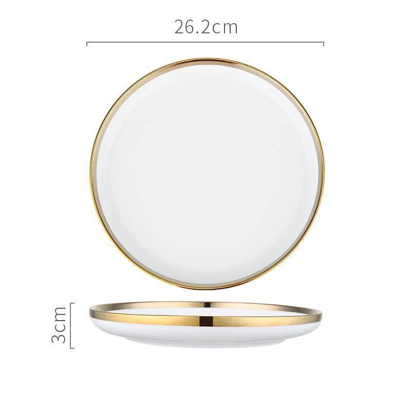 8 Pieces Dinner Set, Pink Or White-Weilai Concept-Weilai Concept