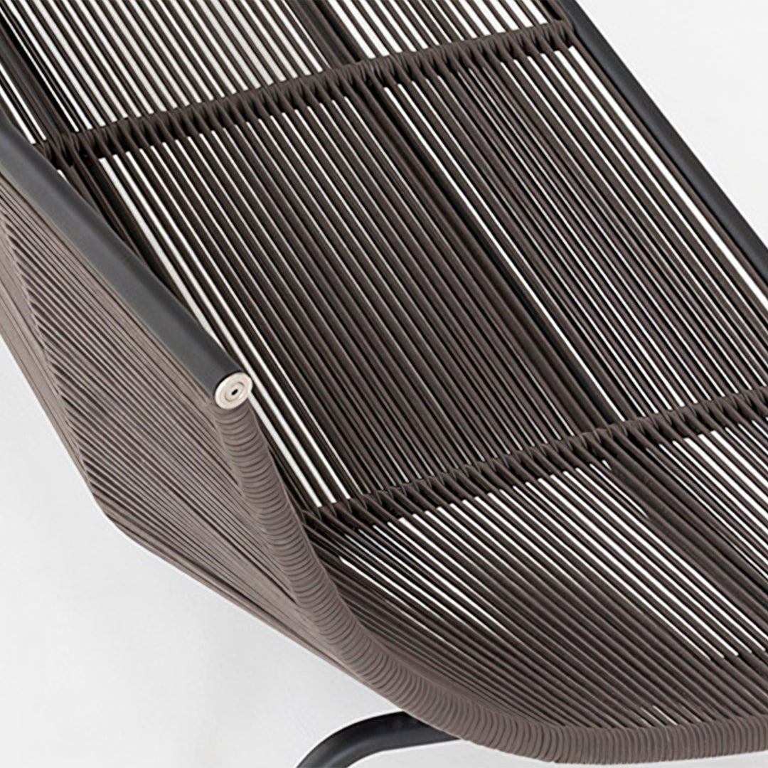 Iqbal Outdoor Lounge Chair With Footstool